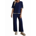 thumbnail image 3 of Pantalón de Punto de Corta Azul Marino L, 3 of 7