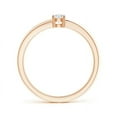 thumbnail image 2 of ANGARA Natural 2-Stone Diamond Anniversary Ring in 14K Rose Gold for Women (Size-3.2mm| Color-G| Clarity-VS2) | April Birthstone, Anniversary, Jewelry Gift for Women | Natural Diamond Ring, 2 of 7