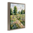 thumbnail image 2 of Stupell Industries French Country Flowered Road to Countryside Brown Floating Frame Canvas Art, 18 x 18, by Imagine It Images, 2 of 8