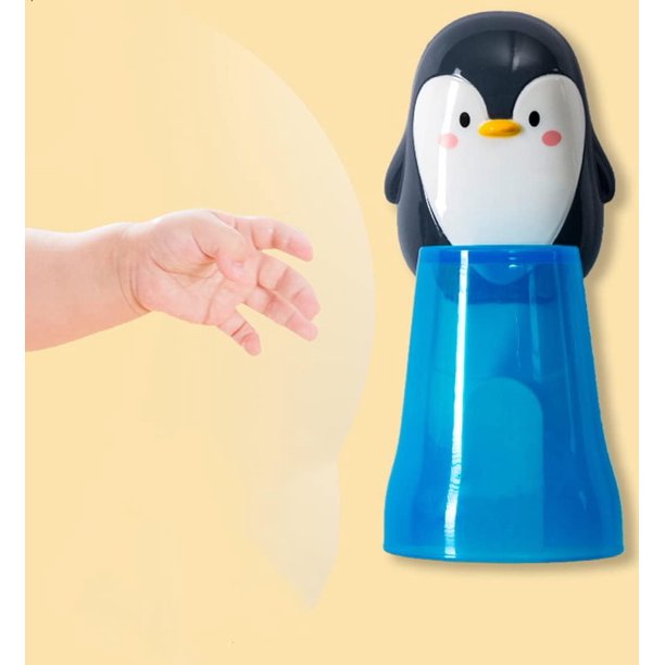 Soporte para vaso de dientes para niños sin perforaciones con ventosa Soporte para cepillo de dientes de plástico montado en la pared con dibujos animados Soporte para cepillo de dientes Pato (león)