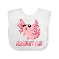 Inktastic Axolittle Cute Baby Axolotl Boys or Girls Baby Bib