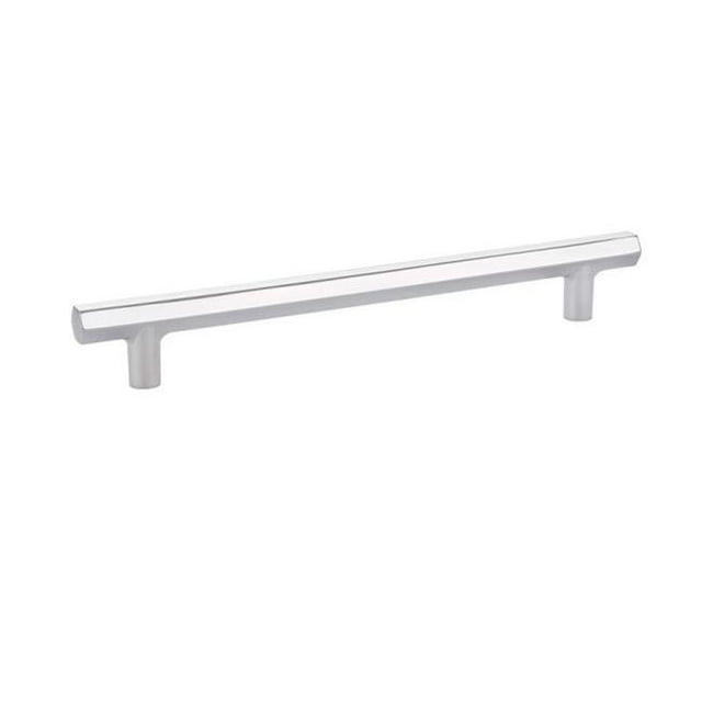 Emtek 86462US26 8 in. Mod Hex Pull, Bright Chrome