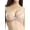 Peach, variant on Women Contour Underwire Lace Trim Bra (34A-38C)