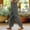 Dark Gray, variant on LEKODE Women's Cotton Linen Straight Leg Pants Drawstring Elastic Waist Casual Ankle Length Tapered Trousers Summer Beach Long Pant with Pocket Brown L