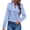 bleu, variante sur Liquidation de Chemises pour Femmes Chemises Mixtes pour Femmes Chemise Élégante à Col en V à Manches Longues pour Femme