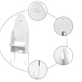 thumbnail image 4 of Iron Holder Wall Mounted Iron Organizer Iron Rack with Ironing Board Hanger, 4 of 10