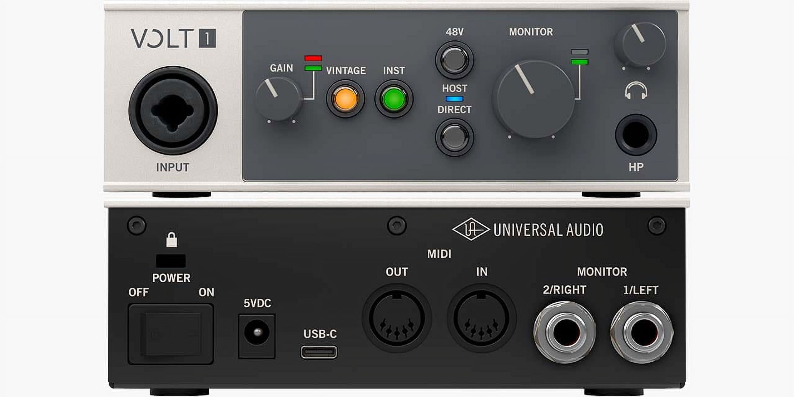 DTM・DAW UNIVERSAL AUDIO volt1 uad Amazon.com: Universal Audio Volt 1 USB Recording Studio