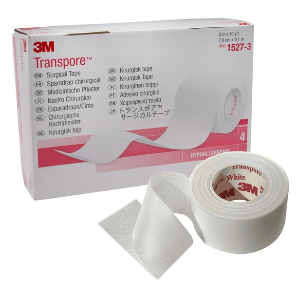 3M Transpore Medical Tape , s, Rolls/