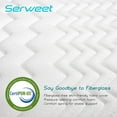 thumbnail image 4 of Full Size Hybrid Mattress, Serweet 10 inch Bamboo Charcoal Memory Foam Pillow Top Medium Firm Innerspring Mattress in a Box, 4 of 10