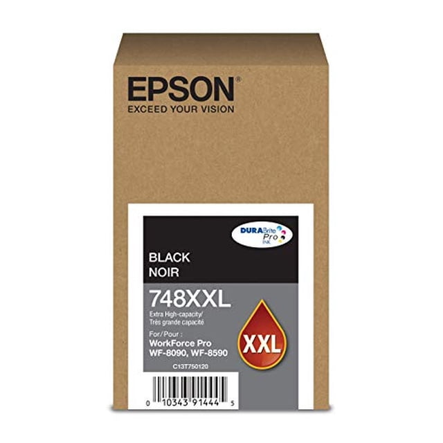 Cartucho de tinta Epson T748 DuraBrite Pro de alta capacidad negro Epson T748XXL120EPSON