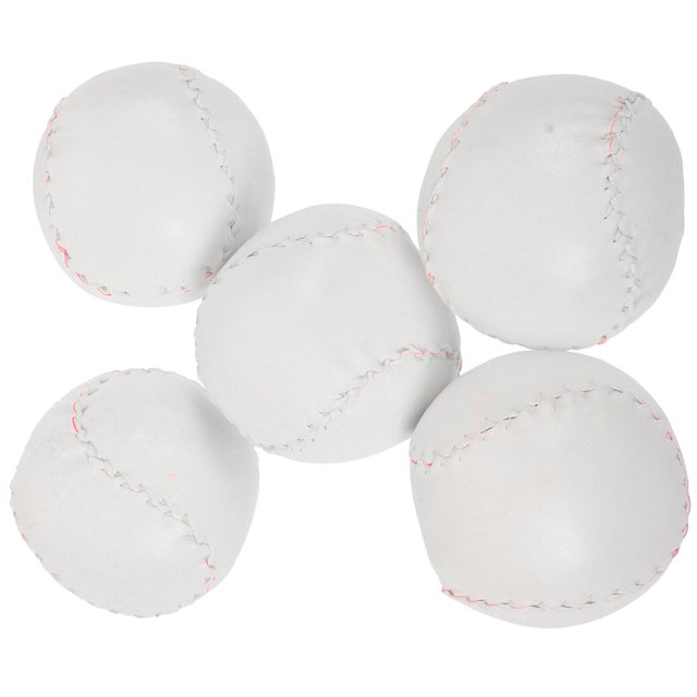 SASABAXI 5Pack EVA Softballs for Pressing Practice Suitable for Beginners Children Students 7.5x7.5x6.5in