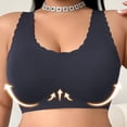 thumbnail image 3 of Aofany Wireless Bras for Women No Underwire Seamless Full Coverage Comfort Push Up Bra Plus Size Tshirt Bras, 40B/C-46B/C, 3 of 7