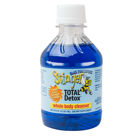 Stinger Blue Raspberry 1 Hour Total Detox - 8oz (Best Detox Product For Passing Urine Test)