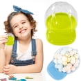 thumbnail image 3 of Kilougeis Mini Baseball Cap Shaped Candy Box for Party, Snacks and Accessories for Parties and Gifts,Dust-Proof Clear,Yellow 2026 New, 3 of 9