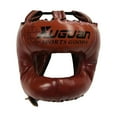 thumbnail image 4 of Casco De Boxeo Protección De Cabeza Acolchada Ajustable Para Sanda Karate Grappling M Marrón Sunnimix casco de kickboxing, 4 of 8