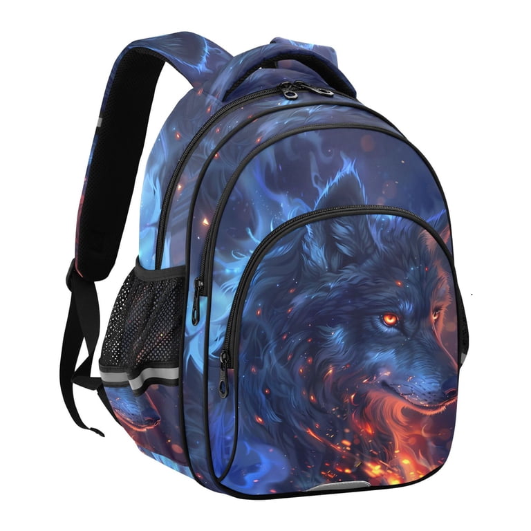 ALAZA Cool Alpha Wolf School Backpack Elementary Bag Bookbag Travel Rucksack - Walmart.com ALAZA Cool Alpha Wolf School Backpack Elementary Bag Bookbag Travel Rucksack - Walmart.com