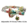 thumbnail image 4 of 4PCS Cat Collar with Bell, Plaid Cat Collar with Bow Tie, Adjustable Buckle for Extra Small Medium Tiny Female Male Boys Girls Pets Puppy Kitten, 4 of 7