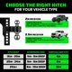 thumbnail image 3 of Receptor ajustable Trailer Hitch Rhino USA de 2.5 pulgadas, 3 of 7