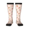 thumbnail image 1 of Fotbe Strawberries Calcetas Divertidas Estampadas para Hombre y Mujer, Calcetas de Algodón hasta la Rodilla para Caminar, Correr, Enfermería y Embarazo, 1 of 6