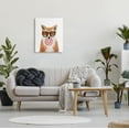 thumbnail image 2 of Stupell Industries Fox Holding Donut Wearing Glasses Graphic Art Gallery Wrapped Canvas Print Wall Art, Design by Elizabeth Tyndall, 2 of 7
