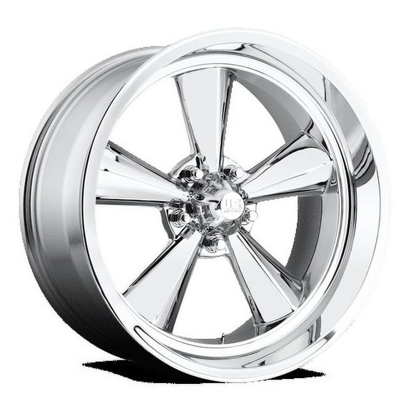 US Mag 1PC Aluminum Rim U104 STANDARD 15X8in Chrome Plated Finish, U10415806145
