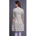 thumbnail image 3 of Bimba Women Straight Kurta Mandarin Collar Printed Dress Short Kurti Tops, 3 of 6