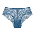 thumbnail image 1 of HUITKMM Women's Underwear Ladies' Lace Pure Desire Seamless Transparent Lace Pure Crotch Plus Plus Oversized Triangle Pants, 1 of 4