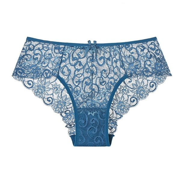 Braguitas transparentes sin costuras de encaje para mujer: tallas grandes, entrepierna de algodón, transpirables, adecuadas para el día a día, la playa o la discoteca.