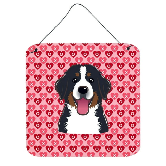 Carolines Treasures BB5307DS66 Bernese Mountain Dog Wall or Door Hanging Prints 6HX6W multicolor