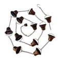 thumbnail image 3 of Cadenas de para canaletas con 12 copas, resistentes para drenaje de aleros, decorativas de metal para bajantes exteriores, techos y patios., 3 of 8
