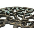 thumbnail image 4 of Zeckos Bronze Cast Iron Tree of Life Hanging Wall Décor 11.75 inch, 4 of 5