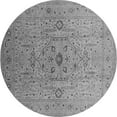 thumbnail image 1 of Ahgly Company Indoor Round Oriental Gray Traditional Area Rugs, 7' Round, 1 of 4