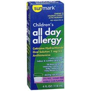 Children's Allergy Relief sunmark 5 mg Strength Liquid 4 oz - 1 Bottle