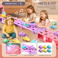 thumbnail image 4 of Toys for 3 4 5 6 Year Old Girl Pink Truck,Princess Carrier Truck Toys for Toddler Girl, Toy Cars with Light & Sound, Birthday Gifts for 3 4 5 Year Old Girls, 4 of 6