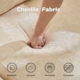 thumbnail image 4 of CARZZI Compression Floor Sofa Bed, 2-Seat Convertible Modular Sectional Couch with Fixed-Shape Frame, Comfy Foldable Mattress Boneless Sleeper Couch, Convertible Sofa for Living Room, Beige, 4 of 13