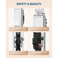 thumbnail image 3 of EcoNesxp UL Listed Individual Light Switches 120/277VAC 10 Pack, 3 of 5