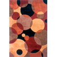 thumbnail image 1 of Momeni New Wave Collection Runner Area Alfombra de color - Negro, Tamaño - Runner de 2'6 "X 8 ' Momeni Rugs, Inc. NEWWANW-37BLK2680, 1 of 1