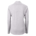thumbnail image 3 of Women's Cutter & Buck Heather Gray New York Jets Adapt Eco Knit Heather Full-Zip Jacket, 3 of 3