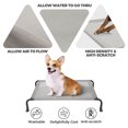 thumbnail image 4 of Veehoo Outdoor Elevated Dog Bed, Cooling Raised Pet Dog Cots with Washable Mesh, Medium, Grey, 4 of 8