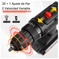 thumbnail image 4 of Taladro Atornillador Inalámbrico Con 2 Batería De Litio Negro//Rojo, 4 of 4