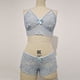 thumbnail image 3 of Gibobby Lencería sexy Talla Ropa interior Sujetador floral Mujer Corsé Bralette Lencería de dos piezas Encaje Plus(Azul, 4XL), 3 of 5