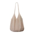 thumbnail image 2 of Bolsa de crochet para mujeres bolso de hombro de la mujer bolsillo de hombro boho boho satchel bolso de playa estética para fiesta de primavera Beige, 2 of 8