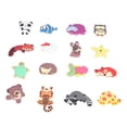thumbnail image 5 of Imán de nevera de animales, 16 Uds., magnético fuerte, 3D, bonito y vivo, decorativo, estampado de animales, imán para nevera, coches, 5 of 5