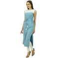thumbnail image 6 of Bimba Straight Kurti Printed Casual Kurta With Drawstring Sleeveless Clothing, 6 of 8