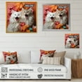 thumbnail image 4 of Designart "Companionable Pixiebob Cats I" Animals Cat Floater Framed Wall Art Prints, 4 of 5