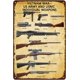 thumbnail image 1 of Guerra de Vietnam - Ejército y armas individuales, letreros militares de metal vintage, 20 x 30 cm, 1 of 7