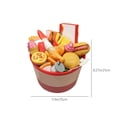 thumbnail image 3 of LEEYNEER Clearance Children‘s Play Home Toy Simulation Burger Set Breakfast Fast Food Set Kitchen Cooking Set Toy Children‘s Gift Best Gift, 3 of 6