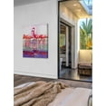 thumbnail image 3 of Marmont Hill "Pink Flamingos" by Francis Lee Jaques Painting Print on Canvas, 3 of 7