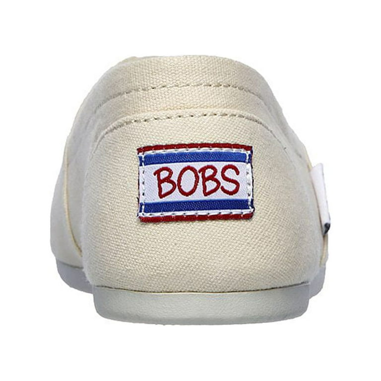 BOBS from Skechers Women s Plush Peace and Love Flat Natural 8.5 M