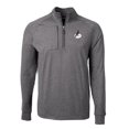 thumbnail image 2 of Men's Cutter & Buck Heather Black Arizona Cardinals Big & Tall Adapt Eco Raglan Quarter-Zip Jacket, 2 of 3